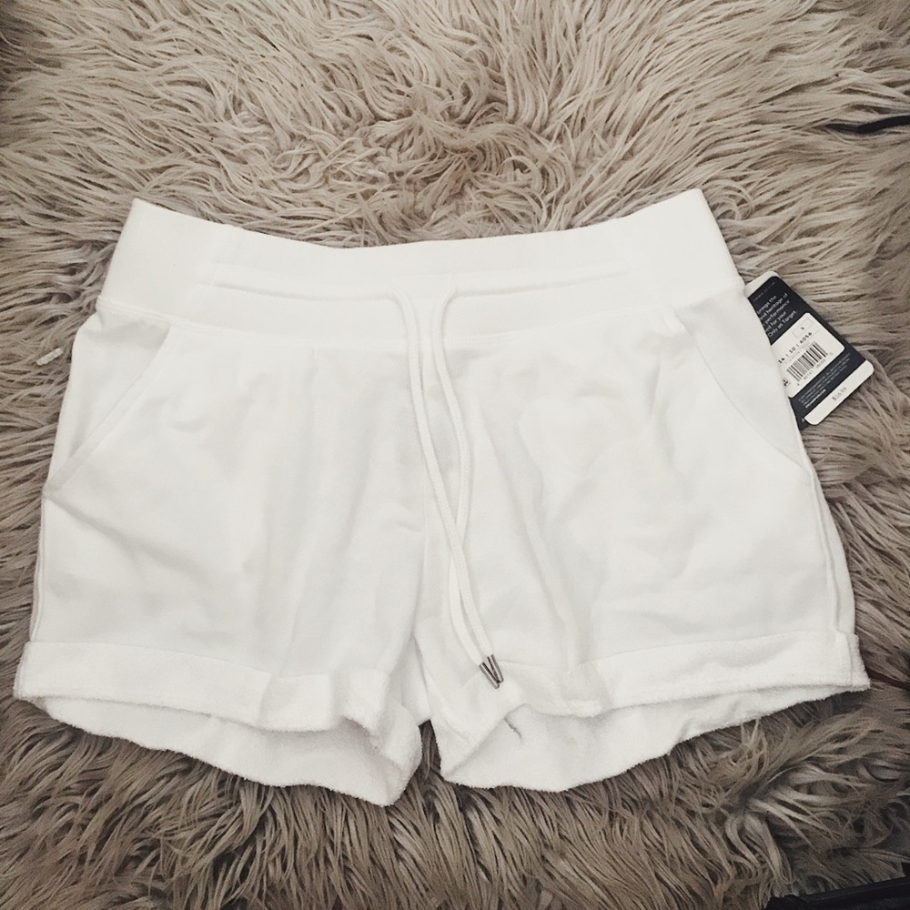 White Champion Shorts